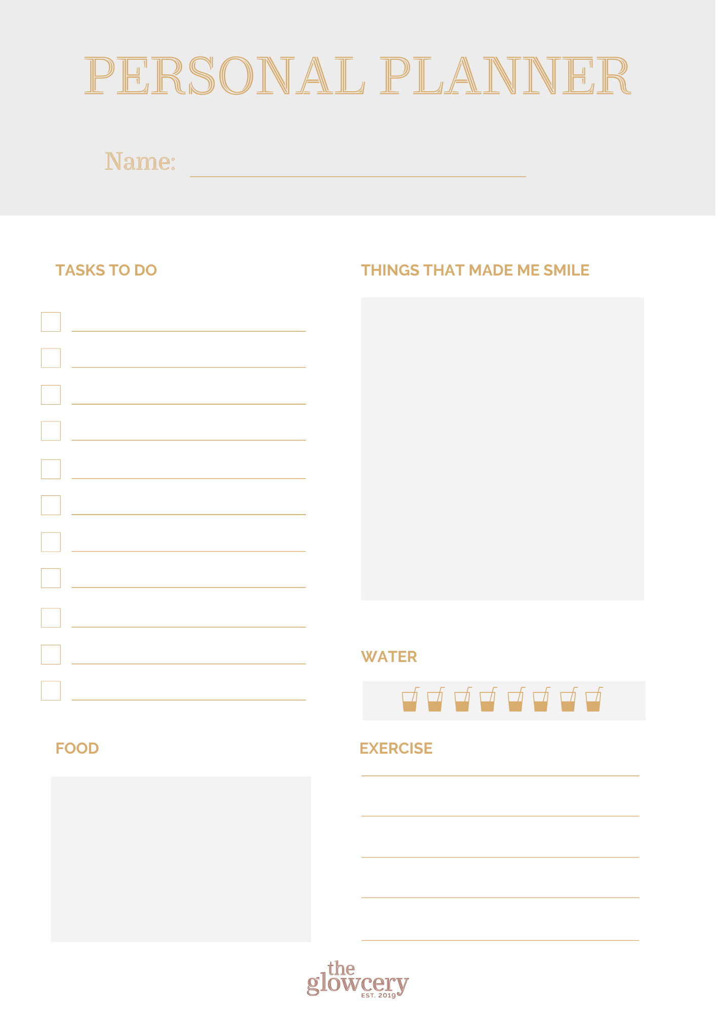 Glow Together - At Home Planners