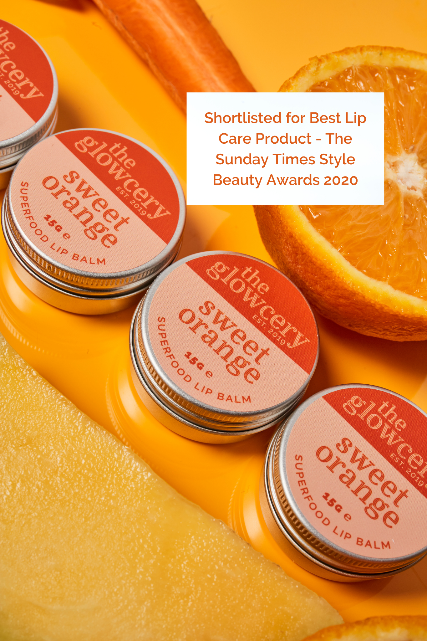 Sweet Orange Superfood Natural Lip Balm