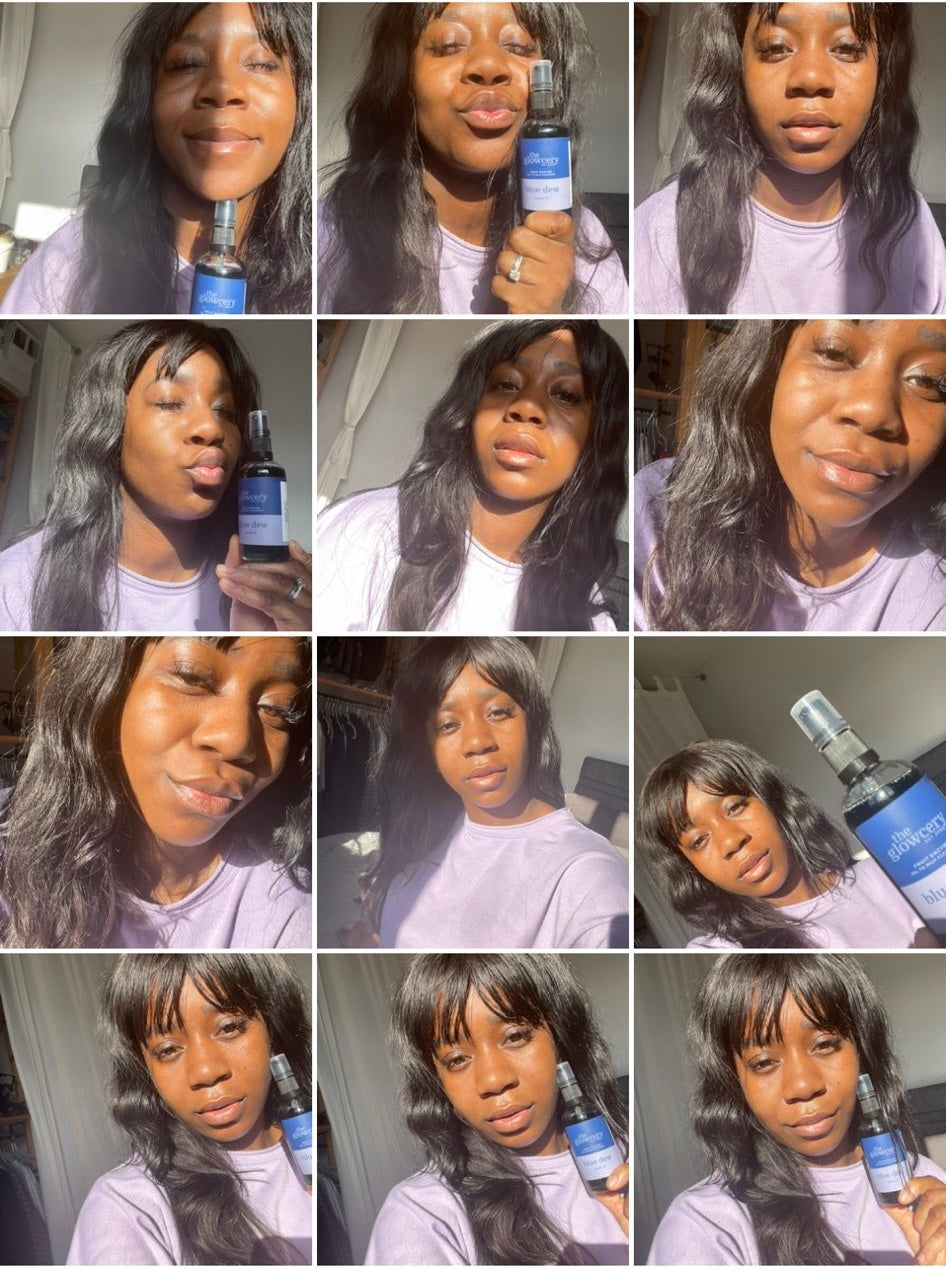 The Glowcery Blue Dew Oil To Milk Cleanser for glowing skin