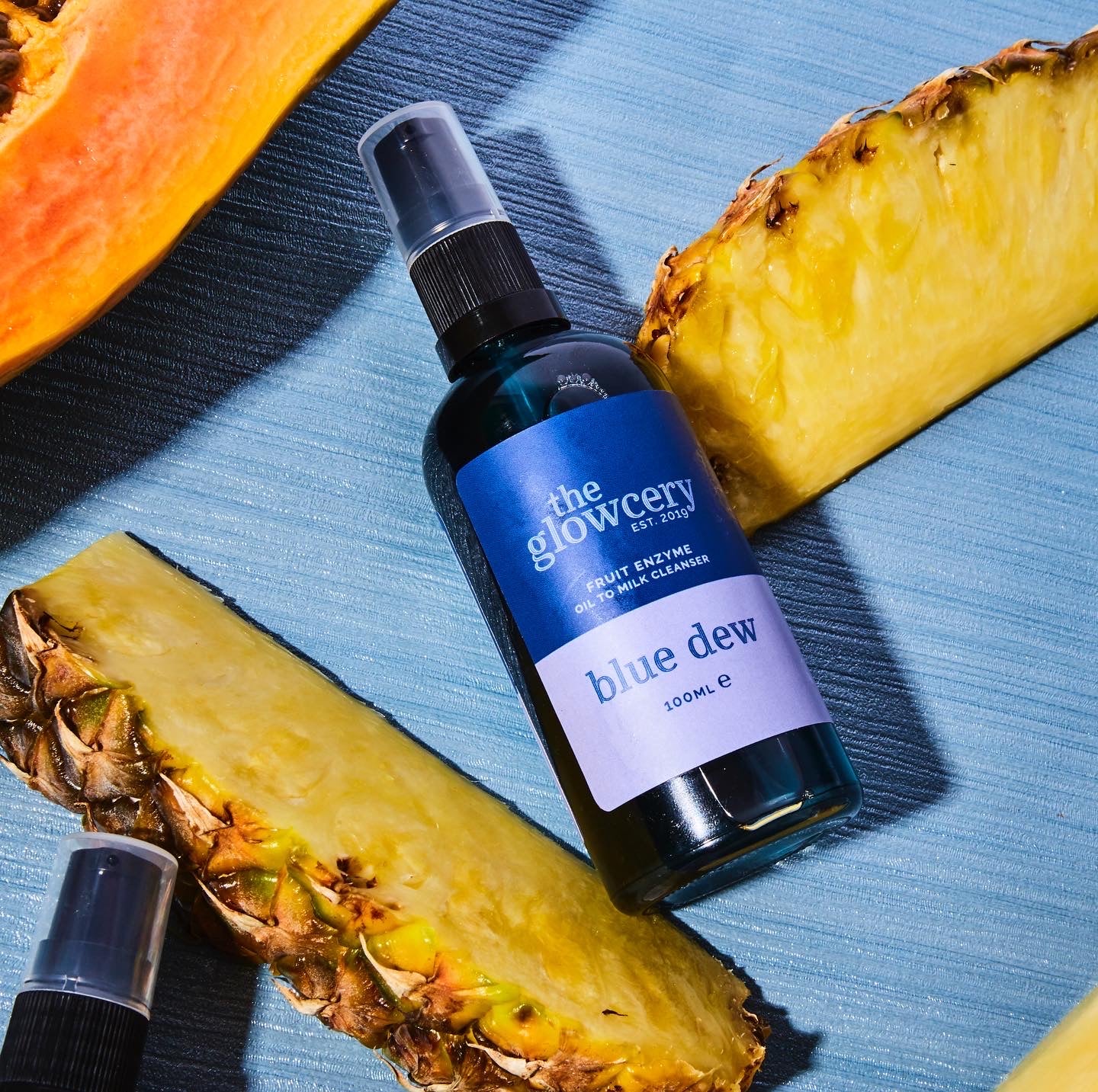 The Glowcery Blue Dew Oil To Milk Cleanser for glowing skin