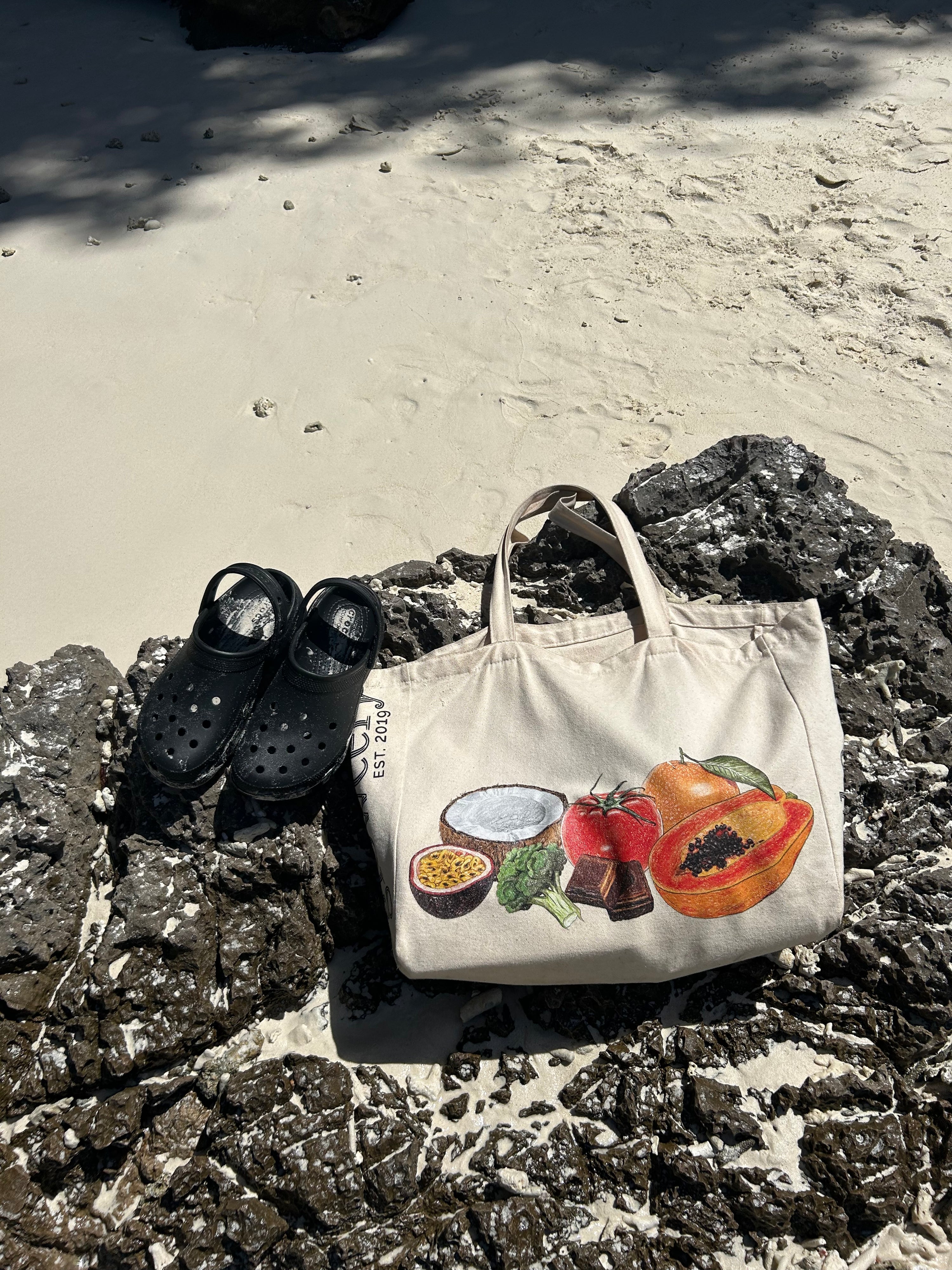 Farmers Market Reusable Tote Bag